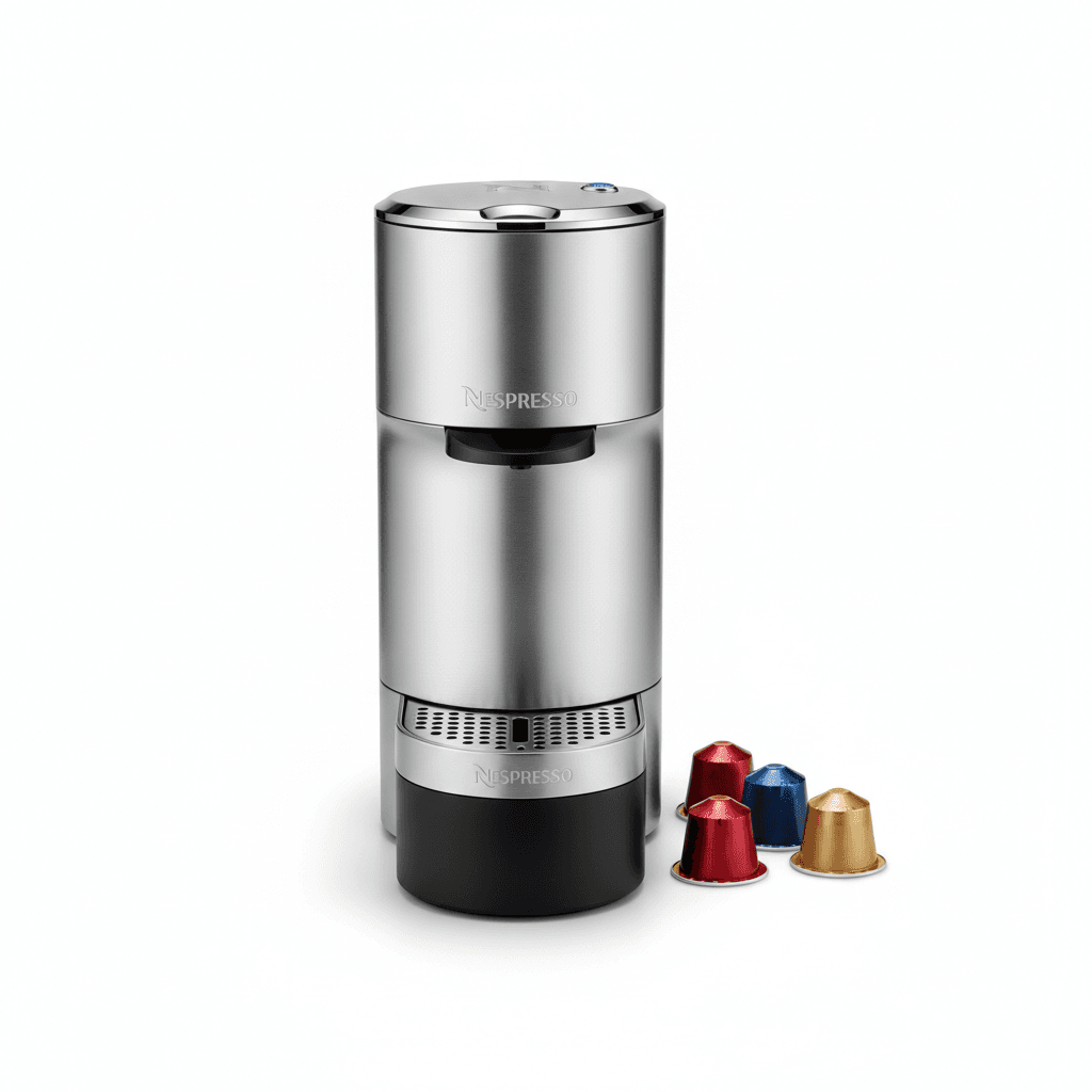 Machine Nespresso à capsules avec mousseur